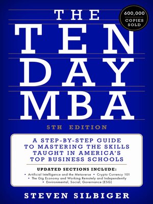 cover image of The Ten-Day MBA 5th Ed.
